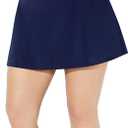 Plus Size Swim Shorts Bottoms for Women, Tankini Skirt, Board Trunks, Bathing Swimwear Tummy Control High Waisted