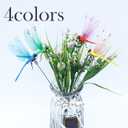 Outdoor 3D Dragonfly Clips, Fake Dragonfly Clip, Creative Home Ornaments, 3D Dragonfly Garden Decoration Clip with Natural and Organic Concepts8PCS