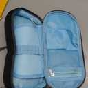 Homecube Pencil Case Big Capacity Waterproof Pencil Pouch Oxford Make-up Pen Case Durable Stationery Bag Pen Holder for Man & Women (8.26 x 3.54 x 2 inches, Black)