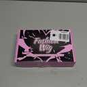 Lativ Black Mix Brown Wig with Bangs Short Wavy Wigs for Women Shoulder Length Curly Bob Wigs 14 Inches for Halloween Cosplay Daily Party Use 