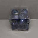 Senjie Blue Shatterproof Christmas Ornaments, 32 Pcs, Plastic, Hanging, Christmas, Wedding