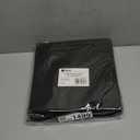 Reli. 11 Inch Cube Storage Bins (4 Pack) | Cube Organizer Bins | 11x11 Fabric Storage Boxes | Collapsible, Foldable Fabric Cubby Box (Square) | Kids Room Organization (Black)