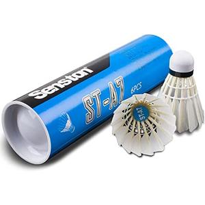 Senston Badminton Shuttlecocks 6 Pack Sports Birdies Shuttlecock 6PCS for Outdoor Indoor Sports Activities