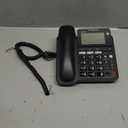 AT&T CD4930 Corded Phone with Digital Answering System and Caller ID, Extra-Large Tilt Display & Buttons, Black (1 Pack)