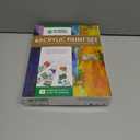 Norberg & Linden Acrylic Paint Set - Canvas and Acrylic Paint Sets for Adults, Teens, Kids - Includes 24 Vivid Colors, 3 Painting Canvas Panels, 6 Assorted Brushes & 1 Paint Knife (Multicolor)