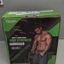 Twister Arm Trainer for Men, Chest Workout Equipment 5-Level Adjustable (40-130lb) with Ergonomic 27 Targets Biceps/Clip/Thigh, Portable Exerciser for Home Gym Travel Fitness