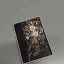 SWEETV 2Pcs Bridal Hair Accessories,Gold Wedding Hair Pins Pieces With White Flowers for Brides