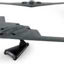 Postage Stamp USAF B-2 Spirit Stealth Bomber Die-Cast Model  1:280 Scale Long-Range Strategic Aircraft Replica with Display Stand, Highly Detailed, 3 L x 7.4 Wingspan, Adult Collectible Ages 14+