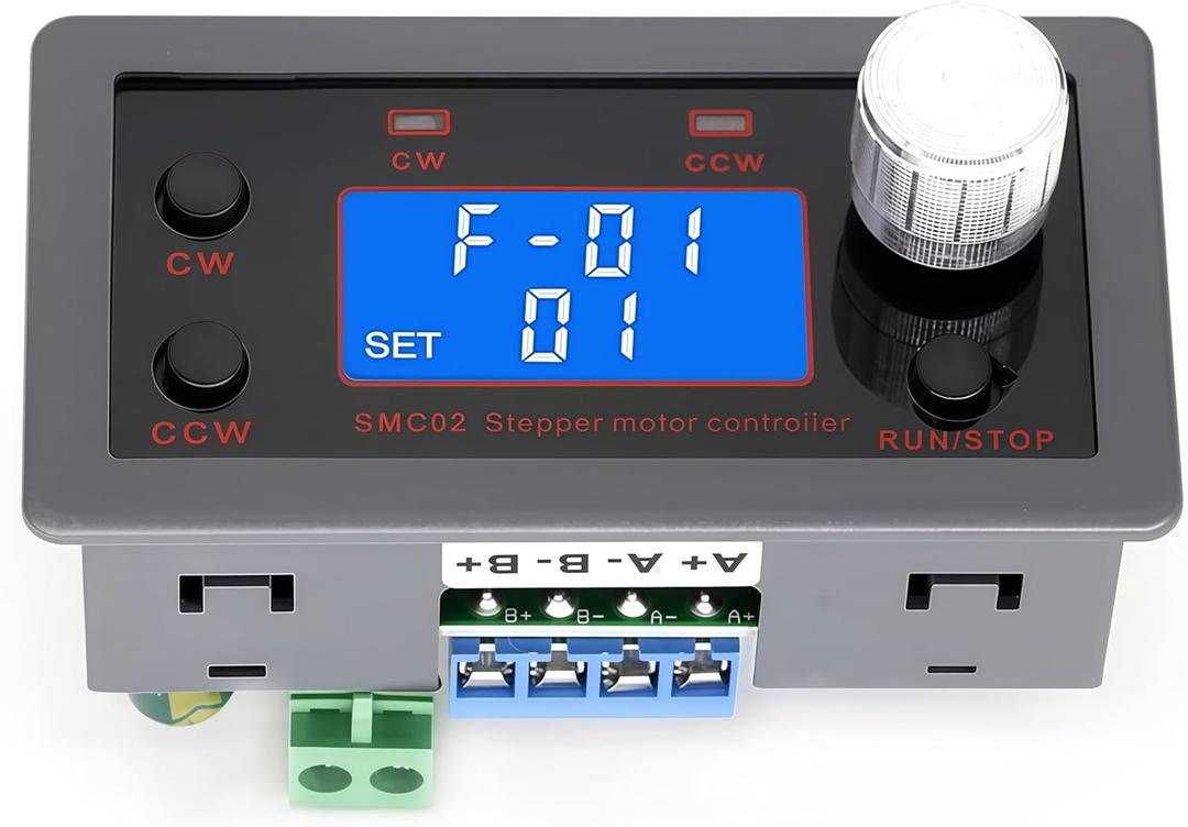 DC 5-30V 4A Stepper Motor Driver Controller Integrated Board Forward/Reverse Pulse Speed Angle Control Module PLC Serial Communication for NEMA 17 23 Motor