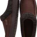 Men's Moccasin Slippers Clogs - House Slippers for Men with Arch Support and Memory Foam Insole, Indoor Outdoor Comfortable House Shoes (13, Brown)