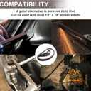 1/2 x 18 inch Sanding Belts, Aluminum Oxide,10 Each of (40/60/80/120/180/240), Fits for Astro 3037,for WEN 6307,for Ryobi PSD101B,for Ingersoll 360-418