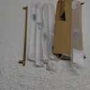 6 Pack 16 Inch Hole Center Modern Brushed Champagne Bronze Cabinet Pull Handle Timeless Vanity Drawer Pull Handle Classic Cabinet Hardware for Kitchen Bathroom, Champagne