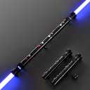 DAMIENSABER Xenopixel V3 Sensitive Motion Control Light Saber, 34 Sound Fonts Smooth Swing Light Sabers with Infinite Color Changing, Metal Hilt Dueling Saber for Adults with Customized Function