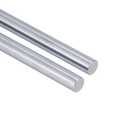 2 PCS 5mm x 331mm (0.197 x 13.03 inches) Vigorous Linear Motion Rods, Case Hardened Chrome Shaft Linear Rail Rod Shaft for 3D Printer, DIY, CNC - Metric h8 Tolerance
