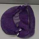 African Net Sponge, Exfoliating Body Scrubber with Handles, Premium African Net Sponge for Luxurious Bathing Experience (Purple)