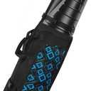 Golf Travel Bags for Airlines with Reinforced Wheels, Hard Case Top and 1680D Heavy Duty Oxford Protect Golf Clubs, Lightweight and Easy to Use (Blue)