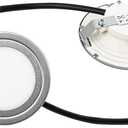 DC 12V Range Hood Light Bulbs, SM 2-Pin Socket, Ø65–70mm Recessed LED Lamp, Cold White 6000K, ONLY for SM Connector & 12V DC Systems (Check Size & Voltage Before Buying, 2 Pack)