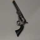 13-Inch Decorative Western Classic Revolver Style, Body SMB-110 with Ornate Engravings, Suitable for Decoration, Collecting, Costuming and Cosplay, Role-Playing, Halloween (Gray)