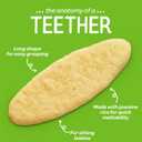 Happy Baby Organics Teether, 3 Flavor Variety Pack, 12 Count (Pack of 3) (EXP 04/08/26)