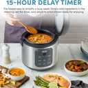 AROMA Professional Digital Rice Cooker, Multicooker, 4-Cup (Uncooked) / 8-Cup (Cooked), Steamer, Slow Cooker, Grain Cooker, 2Qt, Stainless Steel Exterior, ARC-994SG