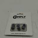 Comply 500 Core Series | Memory Foam Replacement IEM Ear Tips for KZ, Moondrop, FiiO Sennheiser & More | Superior Noise Isolation, Ultimate Comfort, Secure Fit | TechDefender, Black, Large (3 Pairs)