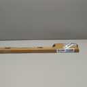 Ivilon Drapery Window Curtain Rod - End Cap Style Design 1 Inch Pole. 28 to 48 Inch Color Black