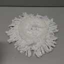 6 Pack Mop Head Replacement, Spin Mop Replacememt Head for 6-6.3 Inch Spin Mop Heads, Microfiber Mop Head Compatible with Hurrican Casabela Mopnad, Household Cleaning Tools, Commercial Mop Head (Six, White)