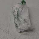 ZAFUL Women's Ribbed Underwire Bikini Set High Cut Colorblock V Notch Swimwear Printed High Leg Swimsuit S White