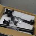 UPGRAVITY Laptop Desk Mount, Single Laptop Stand Arm with Vented Tray for 17 inch Notebook or 14”-32” Monitor, Holds up to 17.6 lbs, Fully Adjustable, Clamp/ Grommet Mounting, VESA 75/ 100mm