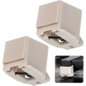 2-Pack Record Player Needle Replacement, ATN3600L Turntable Stylus Compatible with Audio-Technica AT-LP60, AT-LP60XBT, Diamond Tip Vinyl Record Player Needles Accessories