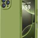 LOVE 3000 Designed for iPhone 16 Pro Max Case, Premium Silicone with [Soft Anti-Scratch Microfiber Lining] Shockproof Protective Phone Case for Men Women Girls 6.9", Cedar Green