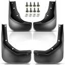 YHTAUTO Mud Flaps Splash Guards Fits Ford Escape 2013-2019 Sport Utility (NOT FIT with Running Board & Titanium Model), Mudguards Mudflaps for Cars Wheel Protector w/Hardware Kit, 4Pcs Set