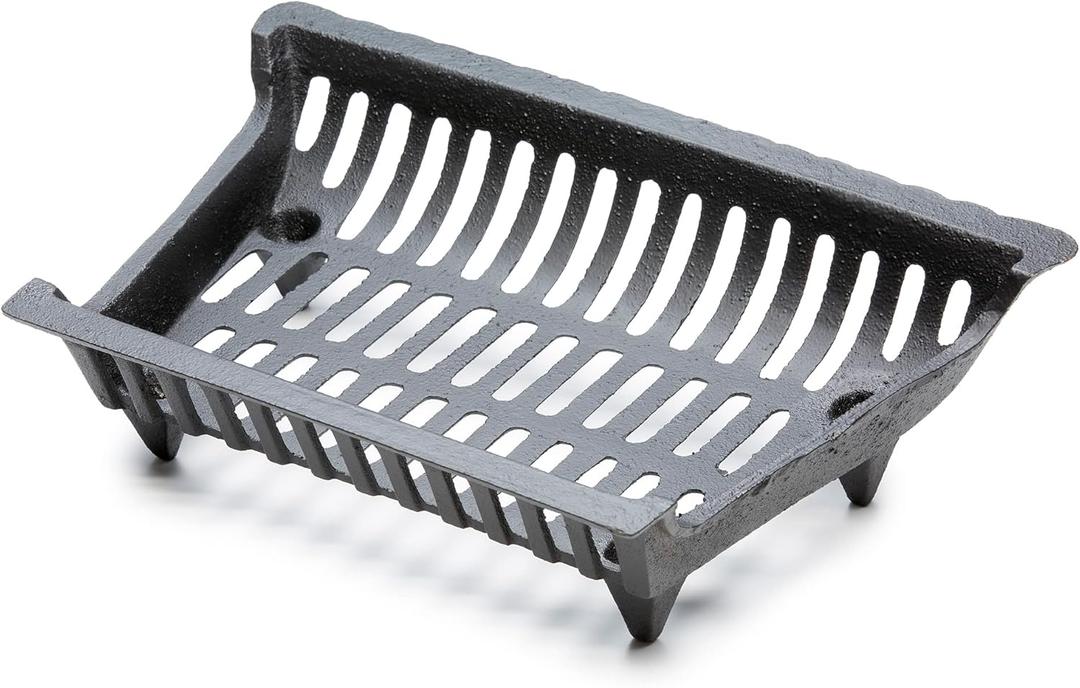 UniFlame 18 Inch Zero Clearance Cast Iron Fireplace Grate