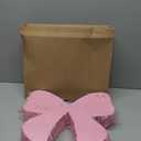 Hooqict Pink Bow Pinata with Blindfold and Bat Stick Pink Girls Pinata for Birthday Party Girls Kids Bow Birthday Party Supplies Decorations (Small Size 16"x13"x3")