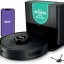 Shark AV2501S AI Ultra Robot Vacuum with HEPA Self-Empty Base, Bagless, 30-Day Capacity, LIDAR Navigation, Smart Home Mapping, UltraClean, Perfect for Pet Hair, Works with Alexa, Black