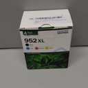 952XL Ink Cartridges Combo Pack (4Pack, Black/Cyan/Magenta/Yellow) Compatible 952XL Ink Cartridges Replacement for 952XL Ink for OfficeJet Pro 8710 8210 8715 8720 8702 7740 Printer