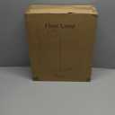 Arc Floor Lamps for Living Room with 3 Color Temperatures, Modern Floor Lamp Reading Light with 9W Bulb Included, Standing Lamp with Adjustable White Hanging ‎Lampshade for Bedroom Office(Gold)