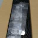 Spice Rack Wall Mount, 4 Pack Pantry Door Organizer & Hanging Storage Baskets Organizer Wall Mount, Large Capacity Metal Spice Shelf for Kitchen Cabinet, Pantry Doors, Bathroom, Shower, Home Decor (Black)