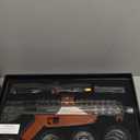 Birthday Gifts for Men Dad, Kollea Gun Whiskey Decanter Sets for Men with 2 Granade Glasses & Detachable Scope, Liquor Dispenser for Bar, Military Present for Father, Brother, Anniversary, Christmas