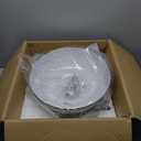 Outdoor Barn Light,16 Inch Dome Outdoor Wall Sconce Farmhouse Exterior Wall Mount Light Vintage Wall Lighting Fixture Industrial Wall Lantern for Porch, Entryway, Garage, RZ007L WH