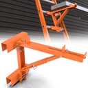 New Upgraded Adjustable Orange Ladder Jacks 2 Pack for Scaffolding Platform