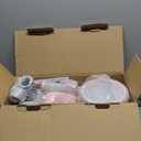 SEREED Baby Balance Bike for 1 Year Old Boys Girls 12-24 Month Toddler Balance Bike, 4 Wheels Toddler First Bike, First Birthday Gifts (Pink)