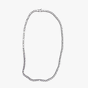 apop nyc 925 Sterling Silver CZ Tennis Necklace 16 inch, 4mm