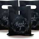 Plastic Thank You Merchandise Bags for Birthday Party Baby Shower Wedding Christmas Retirements