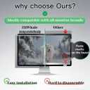 24 Inch Privacy Screen 16:9 Nano-Suction Installation Anti-Glare