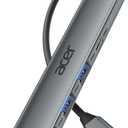 Acer USB C Hub 10Gbps, USB 3.2 Gen 2 Adapter with 3 USB-A & 1 USB-C Ports, High Speed Type C Multiport Splitter for MacBook, iPhone 16/15, iPad, Surface Pro, Chromebook, Dell XPS and More