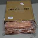 Desk Organizers and Accessories, 5-Tier Paper Letter Tray Organizer with File Holder, Desktop Organizer for Office Supplies (Rose Gold) (12" x 12" x 12")