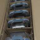 M MCIRCO [5-Packs, 36 Oz Glass Meal Prep Containers with Snap Locking Lids Glass Food Containers,Airtight Lunch Container,Microwave, Oven, Freezer and Dishwasher (4.5 Cup) (Gray)