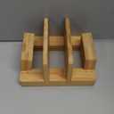 Kunovo Bamboo Pot Lid Holder, Cutting Board Organizer, Baking Sheet/Pan Organizer Rack for Cabinet (GGJ-A)