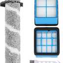 Rebirthcare 3930F Replacement Brush Rolls Filter for Bissell CrossWave OmniForce Edge 3930F/3933/v2/3999z Wet & Dry Vacuum Cleaner,1 Rolls 2 Filters 1 Cleaning Brush